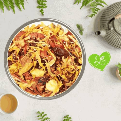 Infusion Fruitée 🍇 Balade Gourmande – raisin framboise cassis BIO