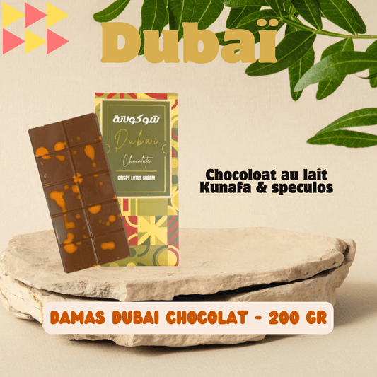 Chocolat au Lait Kunafa & Speculoos – Made in Dubai