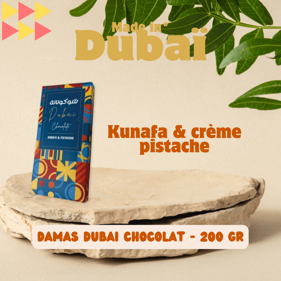 Chocolat Kunafa & Crème Pistache – Made in Dubai