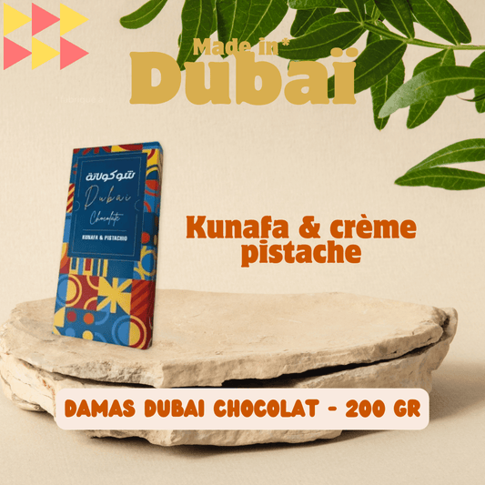 Chocolat Kunafa & Crème Pistache – Made in Dubai