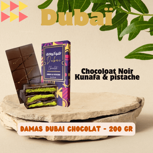 Chocolat Noir Kunafa & Pistache – Made in Dubai