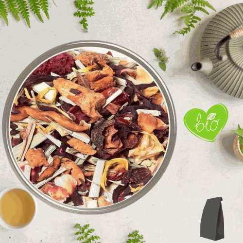 Infusion Fruitée - Évasion Framboise Givrée - BIO - En Vrac