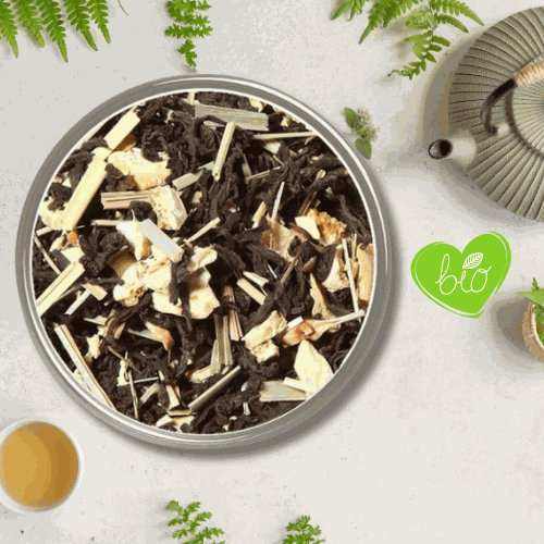 Thé Noir Bio Zeste Énergisant - Gingembre & Citron - Vrac