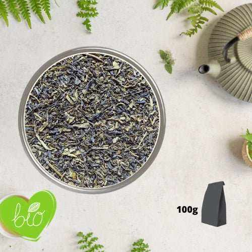 Thé vert inde Bio Équitable en vrac 100g - Un voyage sensoriel à chaque gorgée