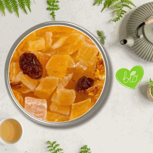 Infusion Tropicale Bio - Mangue Douceur Exotique - En Vrac - Un voyage sensoriel à chaque gorgée