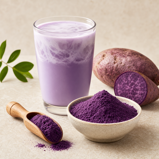 💜 Ube Velours – Poudre d’igname violette naturelle