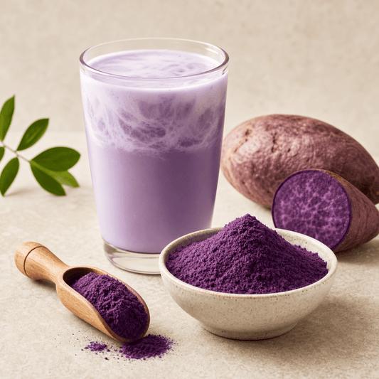 💜 Ube Velours – Poudre d’igname violette naturelle